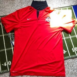 Ohio State Nike Golf Tee Dri-Fit